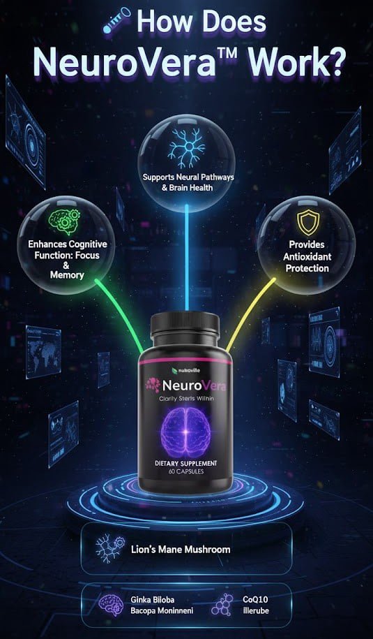 NeuroVera illustration explaining how it works